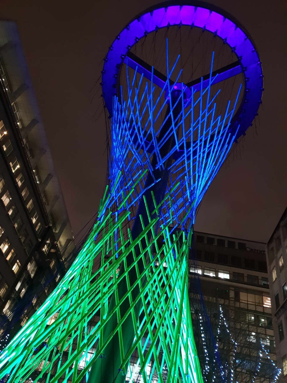 Winter lights at Canary Wharf Latest News Premier Galvanizing